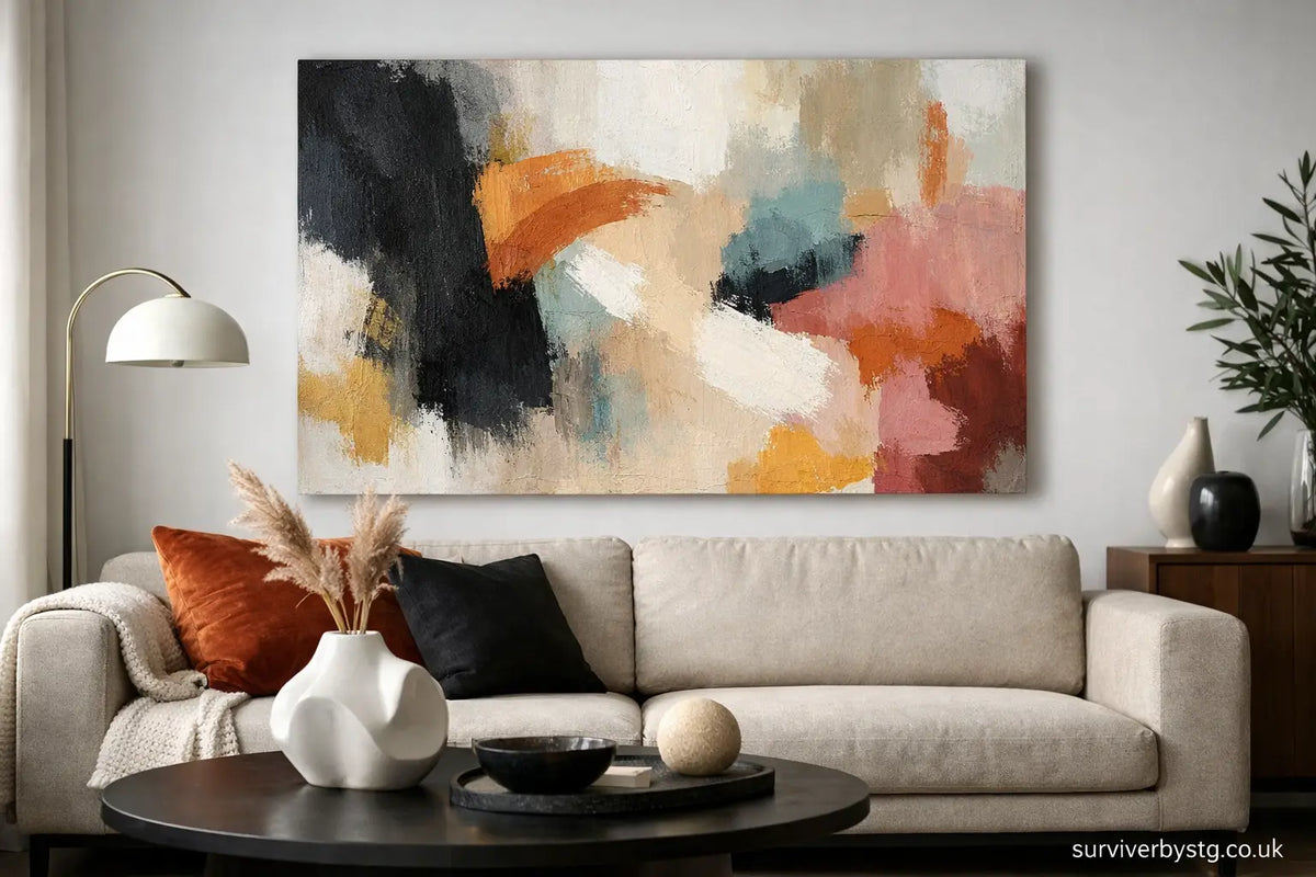 Abstract Art for Bold, Personal Interiors