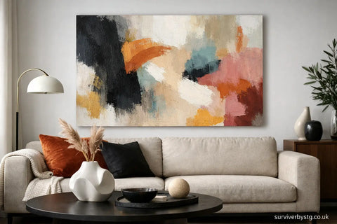 Abstract Art for Bold, Personal Interiors