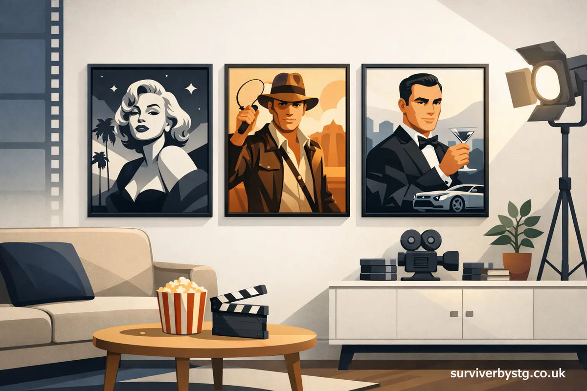 Movie Star Wall Prints That Set the Scene