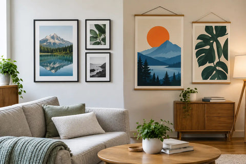 Framed Prints Versus Posters: What Suits Your Wall?