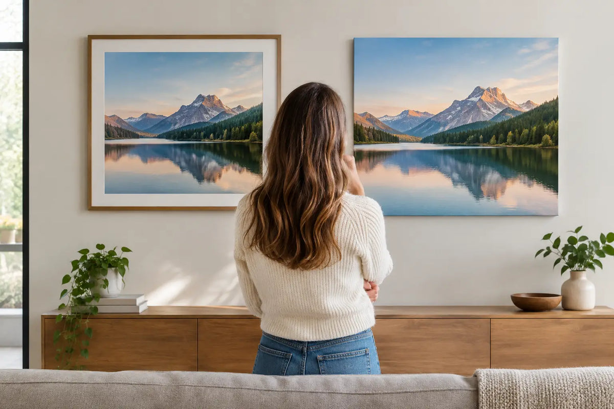 Framed or Unframed: Which Wall Art Fits?