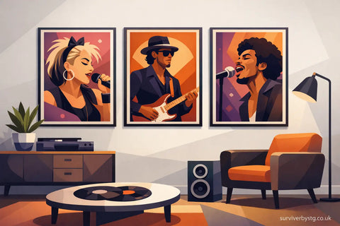 Music Legend Poster Prints for Bold Interiors