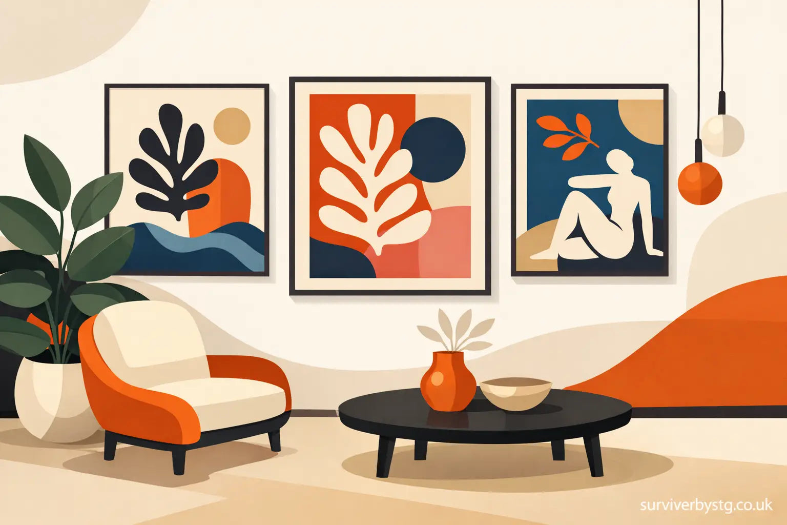 Matisse Inspired Wall Art for Bold Interiors