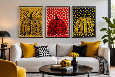 Yayoi Kusama Inspired Posters for Bold Homes