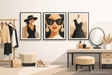 Fashion Posters for Dressing Room Interiors