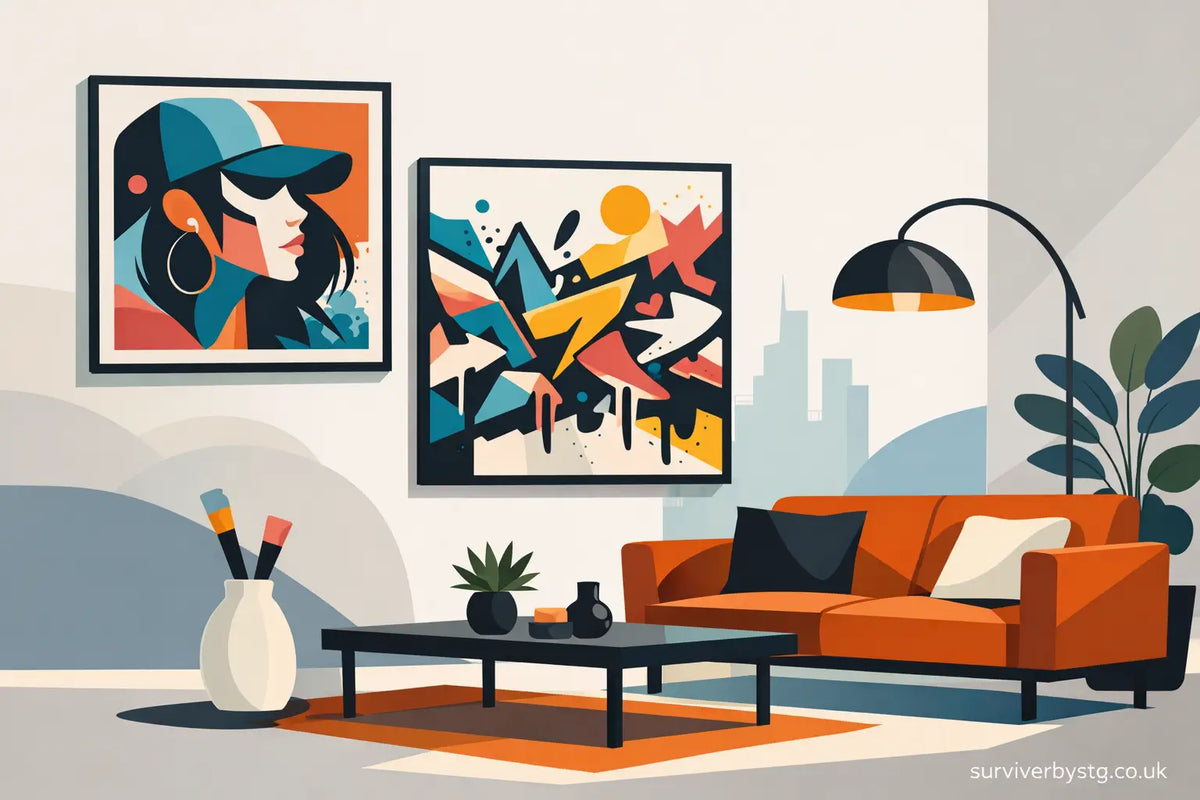 Street Art Inspired Prints for Bold Interiors