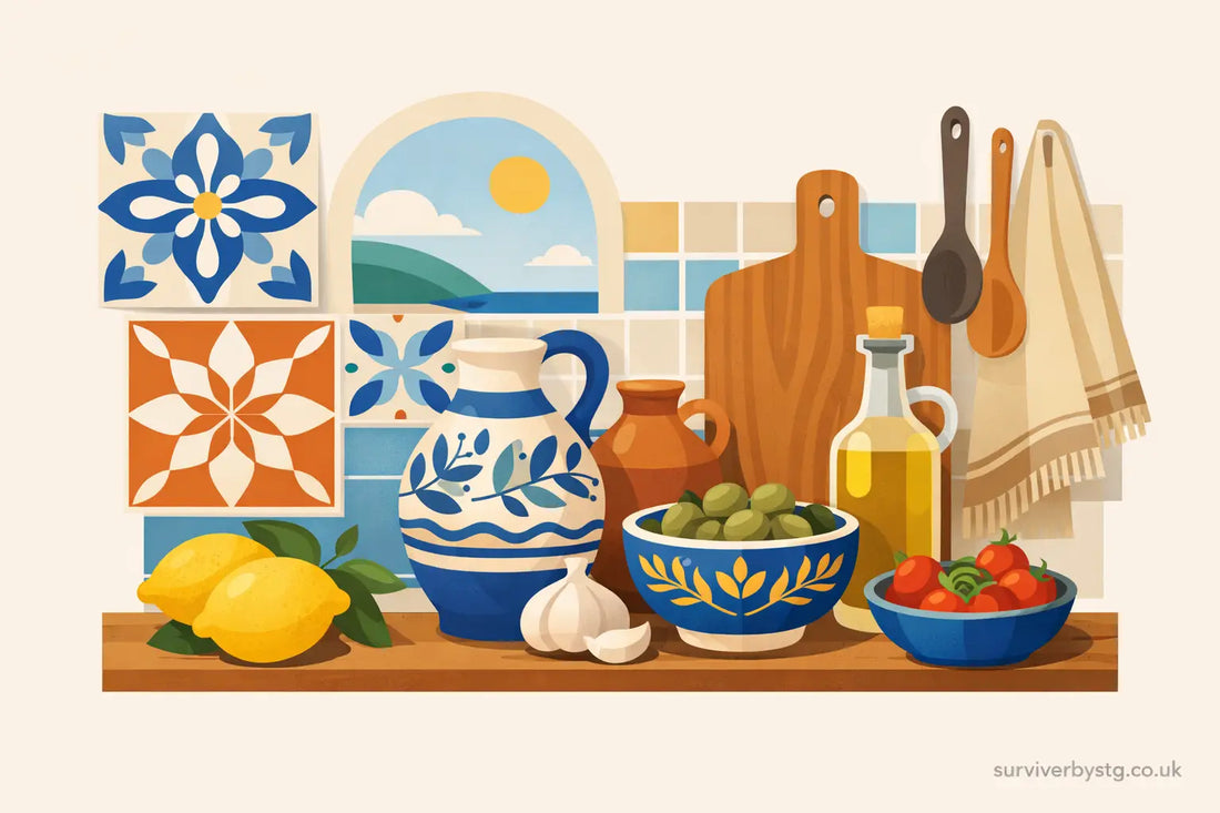 Mediterranean Prints for Kitchen Interiors