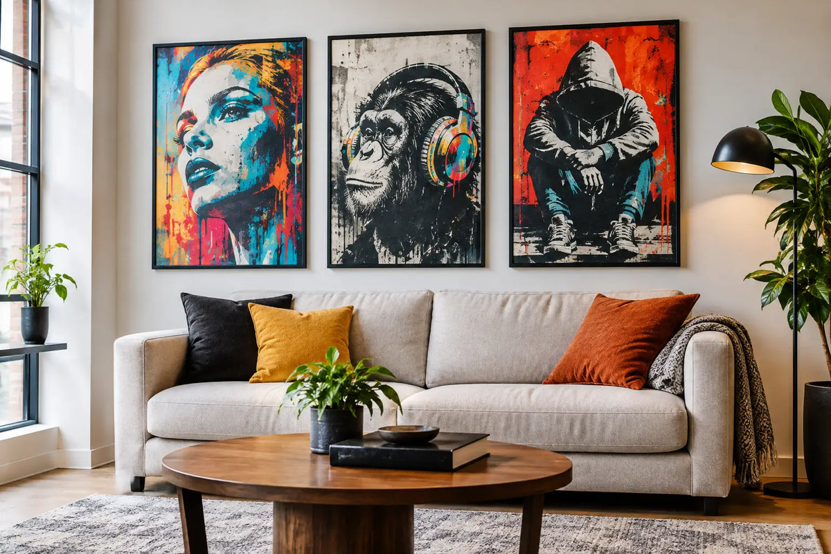 Street Art Posters for Bold, Personal Interiors