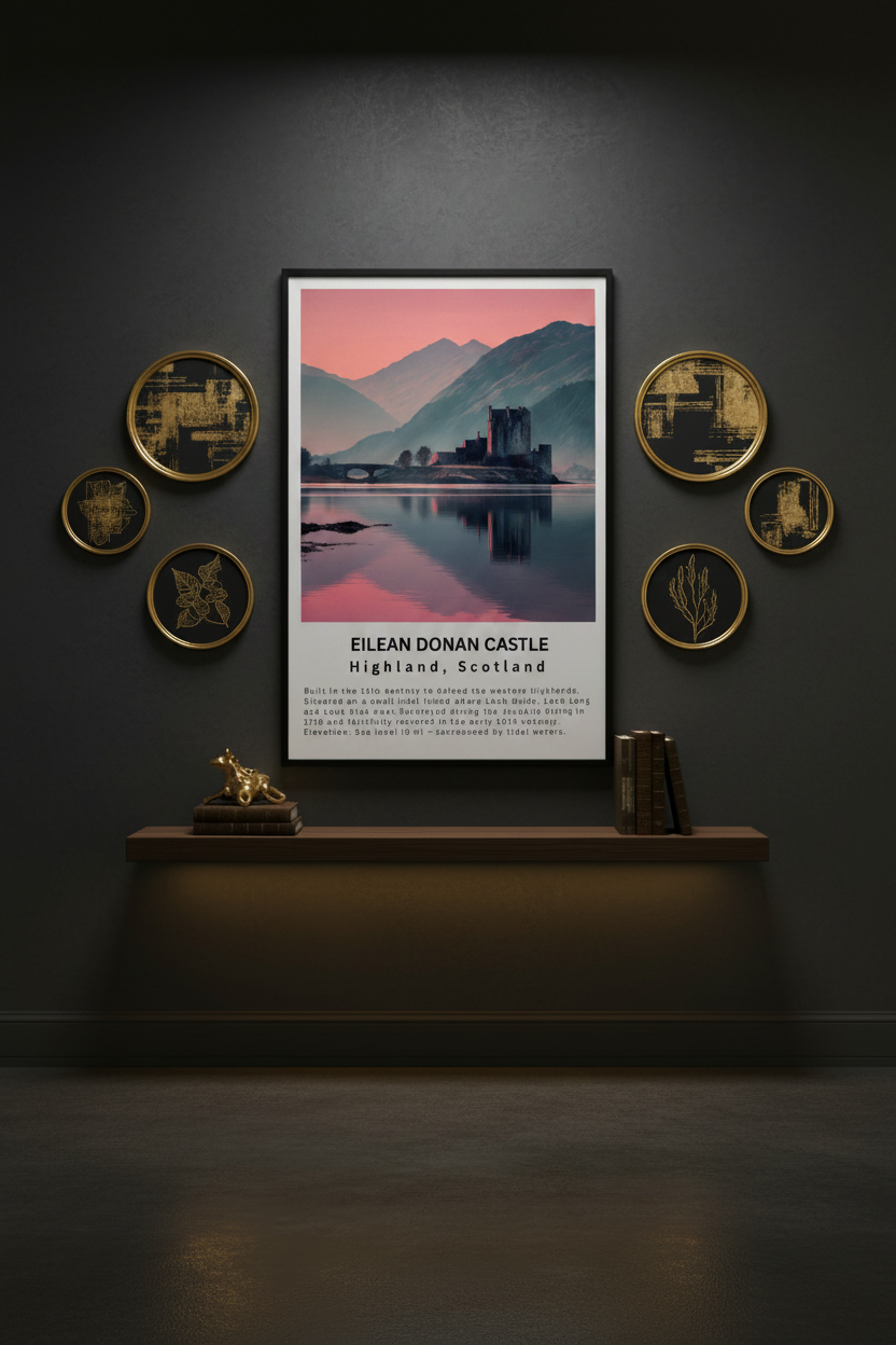 Eilean Donan Castle Mockup