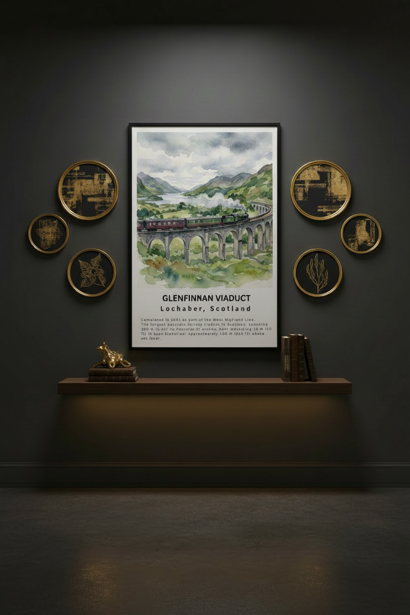 Glenfinnan Viaduct Mockup