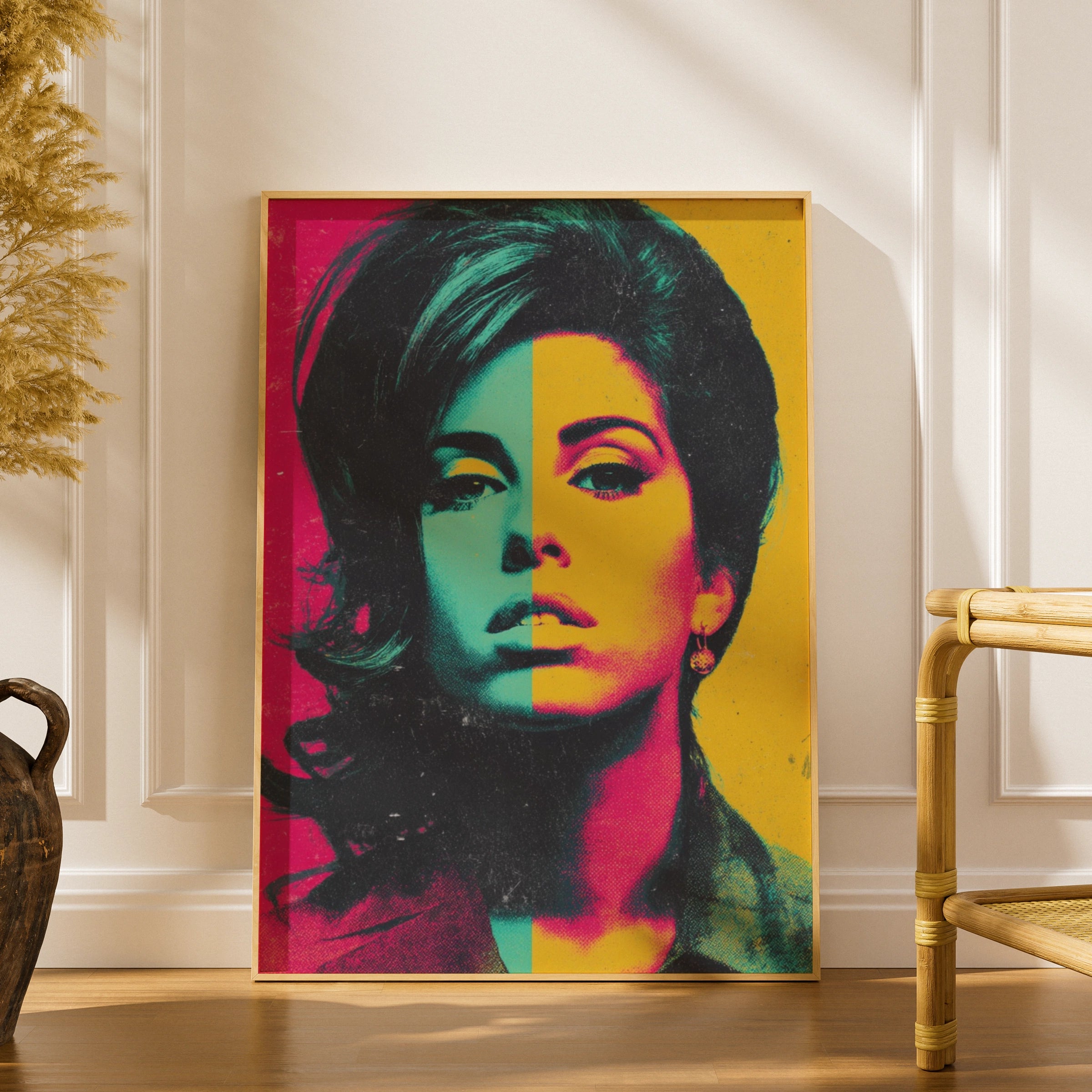 Amy Winehouse Pop Art Print, Colourful Wall Art, Music Icon Decor, Modern Portrait, Retro Style