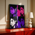 Pop Art Prince Print, Colourful Wall Art, Iconic Music Legend Poster, Retro Home Decor