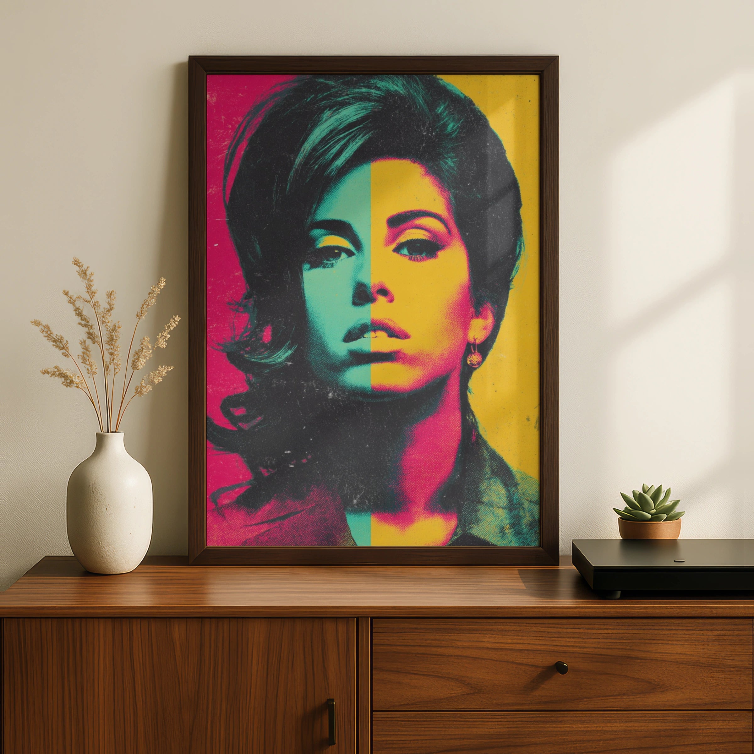 Amy Winehouse Pop Art Print, Colourful Wall Art, Music Icon Decor, Modern Portrait, Retro Style