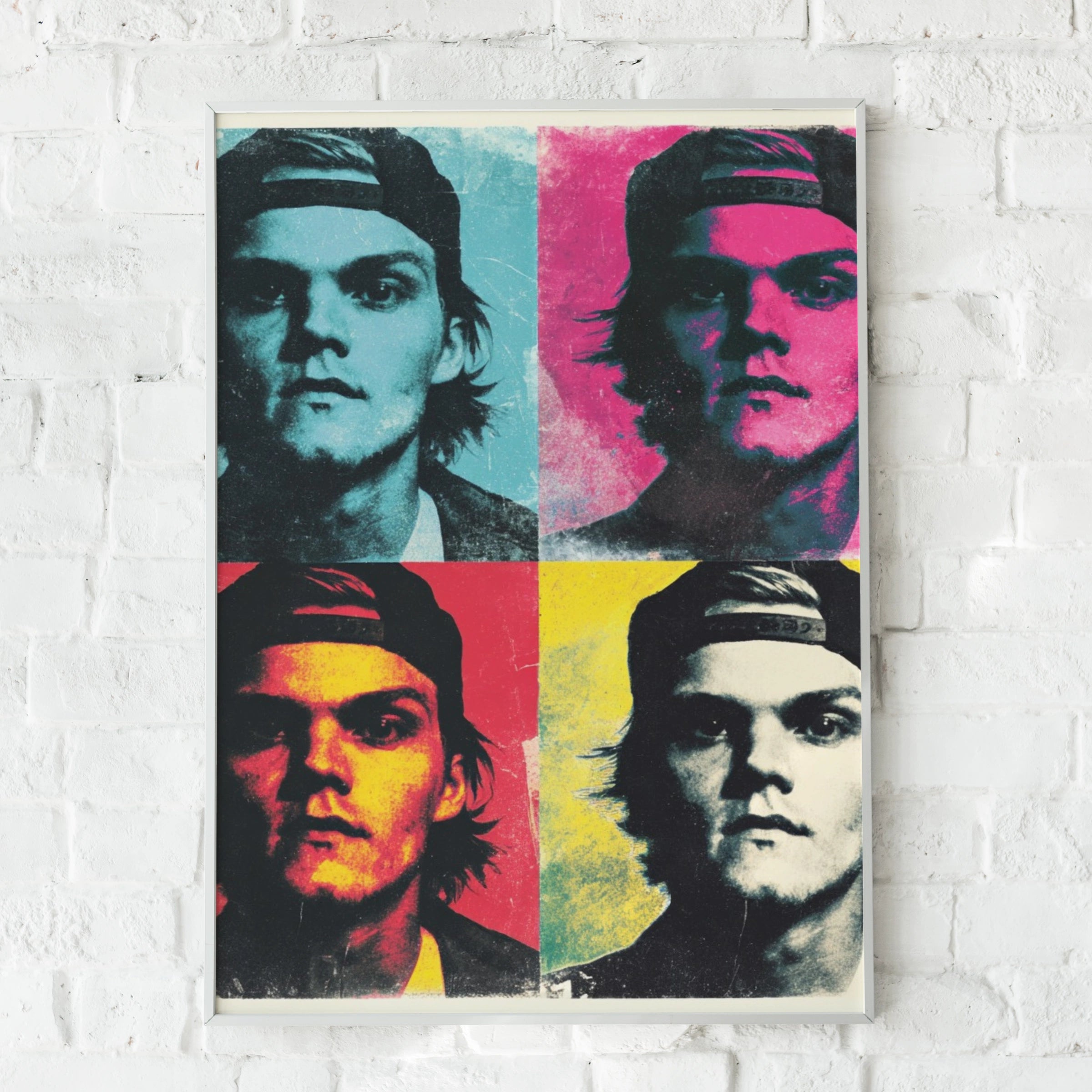 Avicci Pop Art Music Print, Colourful Wall Art, Modern Art Decor, Vintage Style Poster, Hipster Room Decor