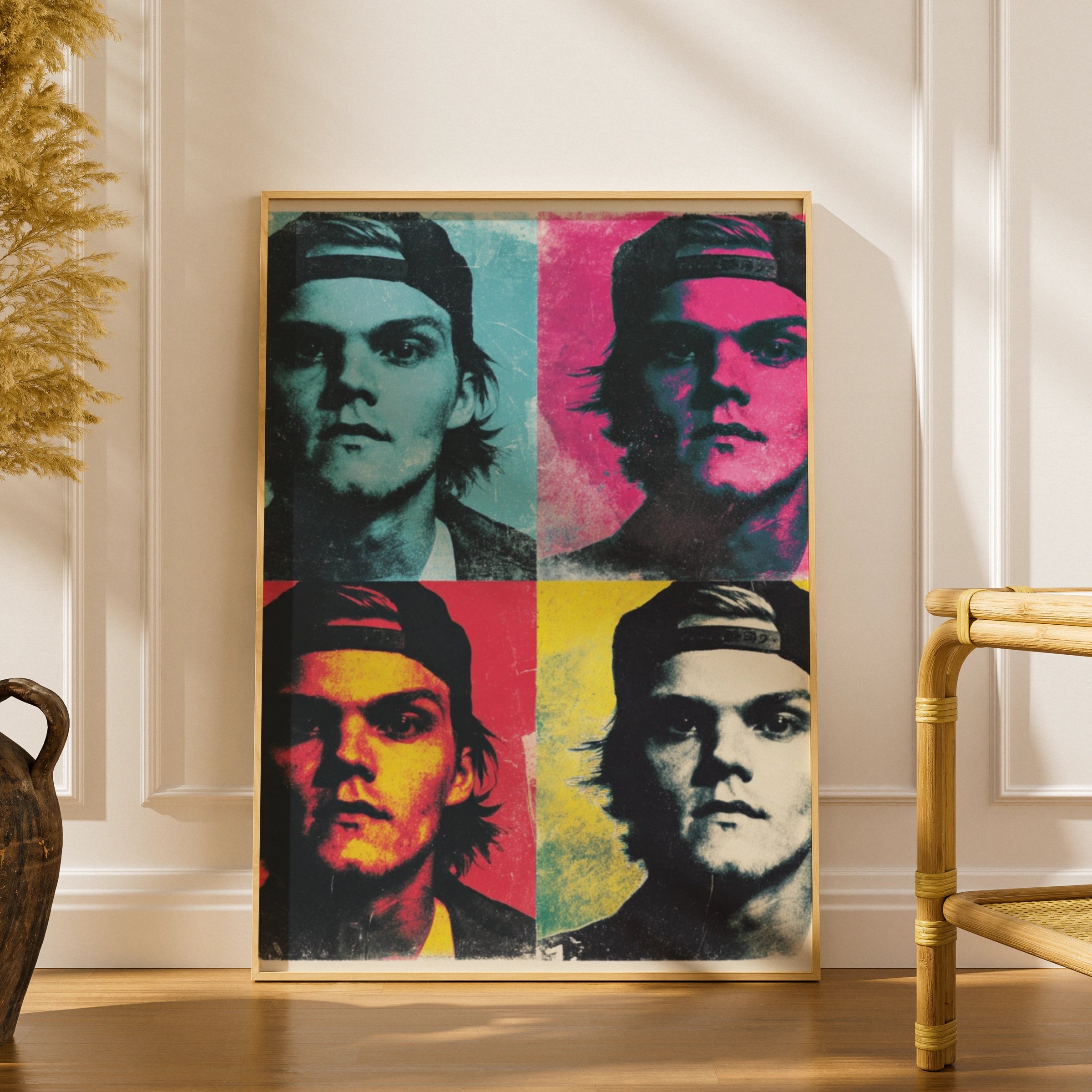 Avicci Pop Art Music Print, Colourful Wall Art, Modern Art Decor, Vintage Style Poster, Hipster Room Decor
