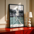 Rafael Nadal Tennis Poster, Sports Wall Art Print, Minimalist Illustration, Room Decor