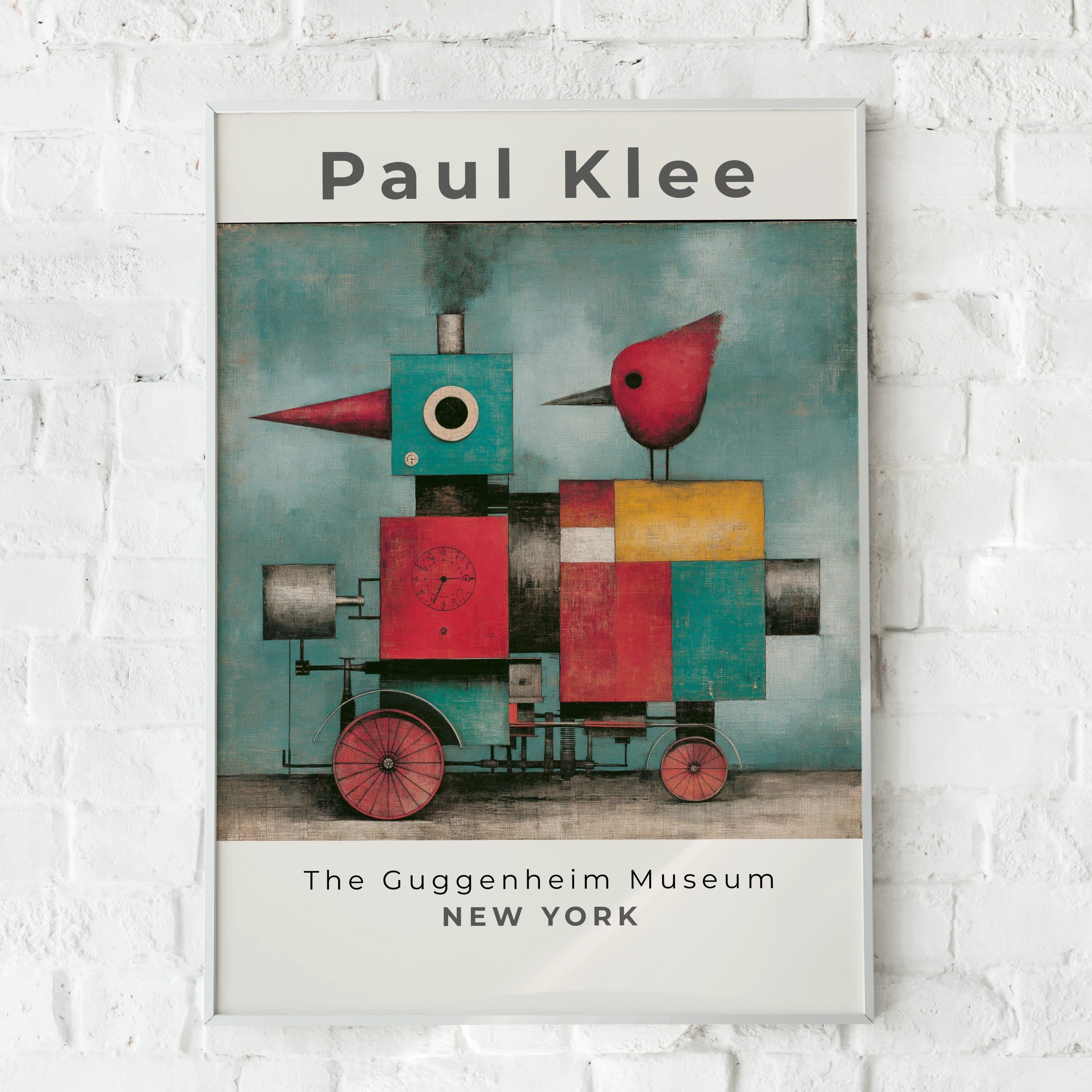 Paul Klee Art Print, Vintage Wall Art, Colourful Animal Art, Surrealist Poster, Gallery Decor