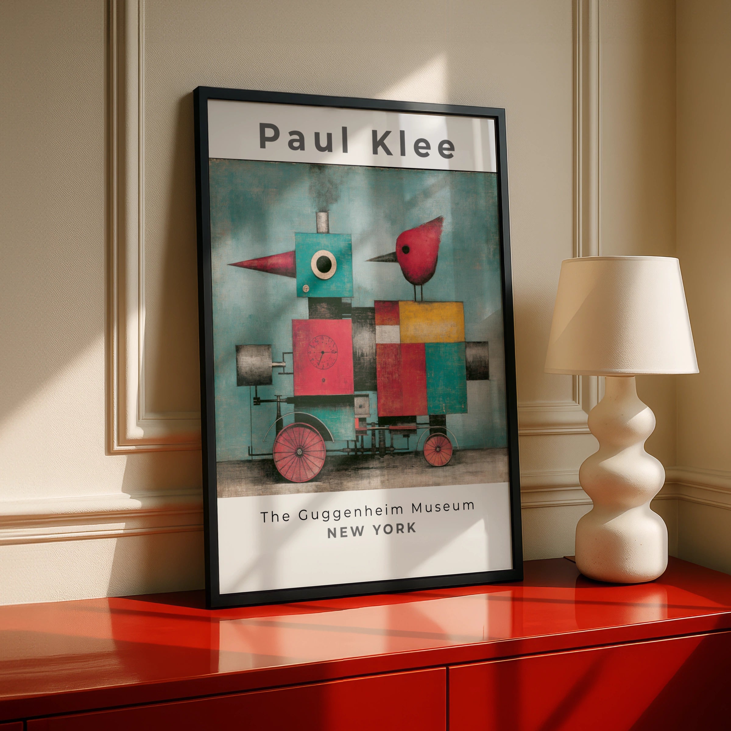 Paul Klee Art Print, Vintage Wall Art, Colourful Animal Art, Surrealist Poster, Gallery Decor