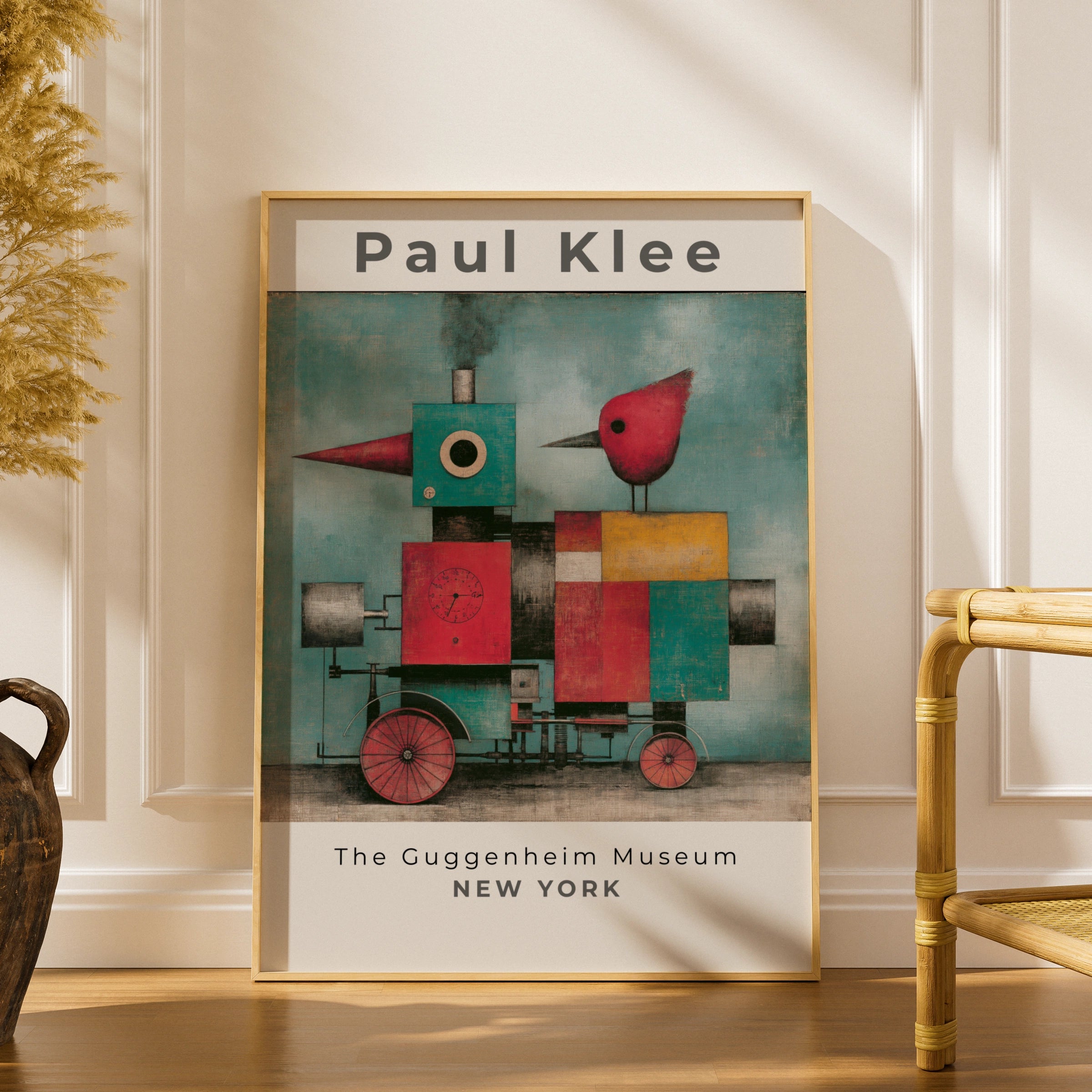 Paul Klee Art Print, Vintage Wall Art, Colourful Animal Art, Surrealist Poster, Gallery Decor