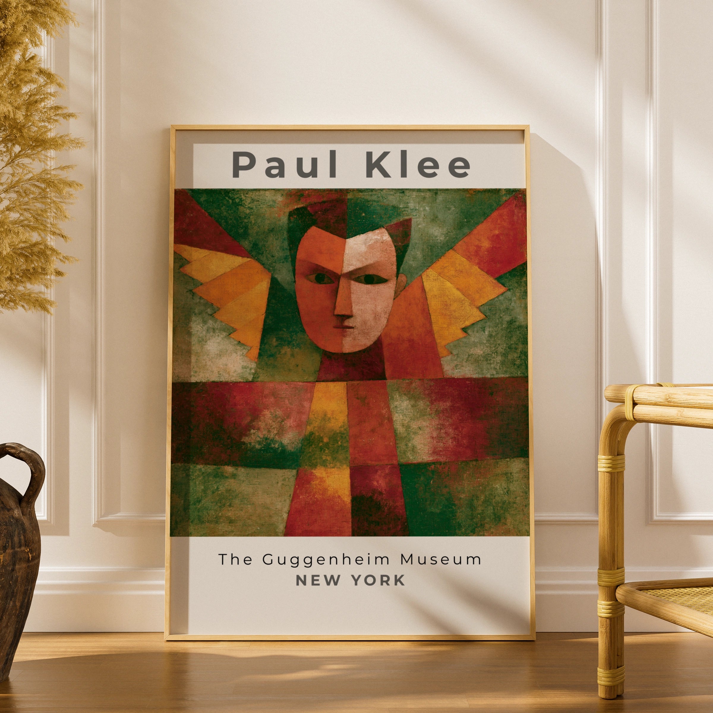 Paul Klee Artwork Print, Modern Abstract Wall Art, Vibrant Colours, Guggenheim Museum NYC Decor