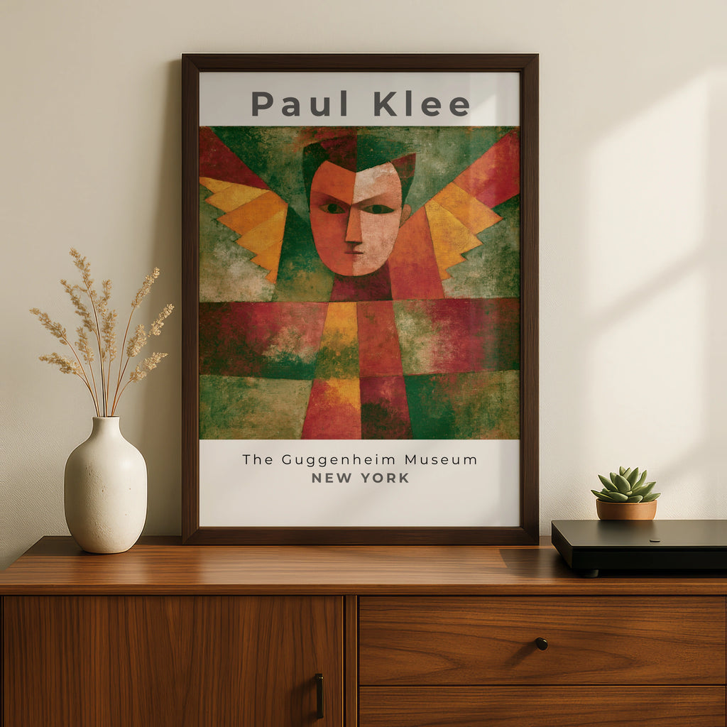 Paul Klee Artwork Print, Modern Abstract Wall Art, Vibrant Colours, Guggenheim Museum NYC Decor