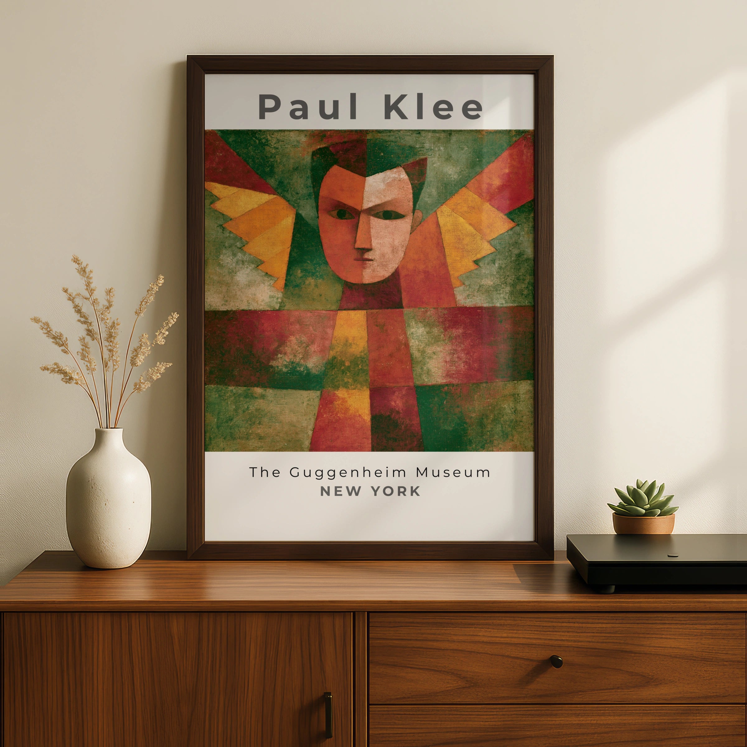 Paul Klee Artwork Print, Modern Abstract Wall Art, Vibrant Colours, Guggenheim Museum NYC Decor