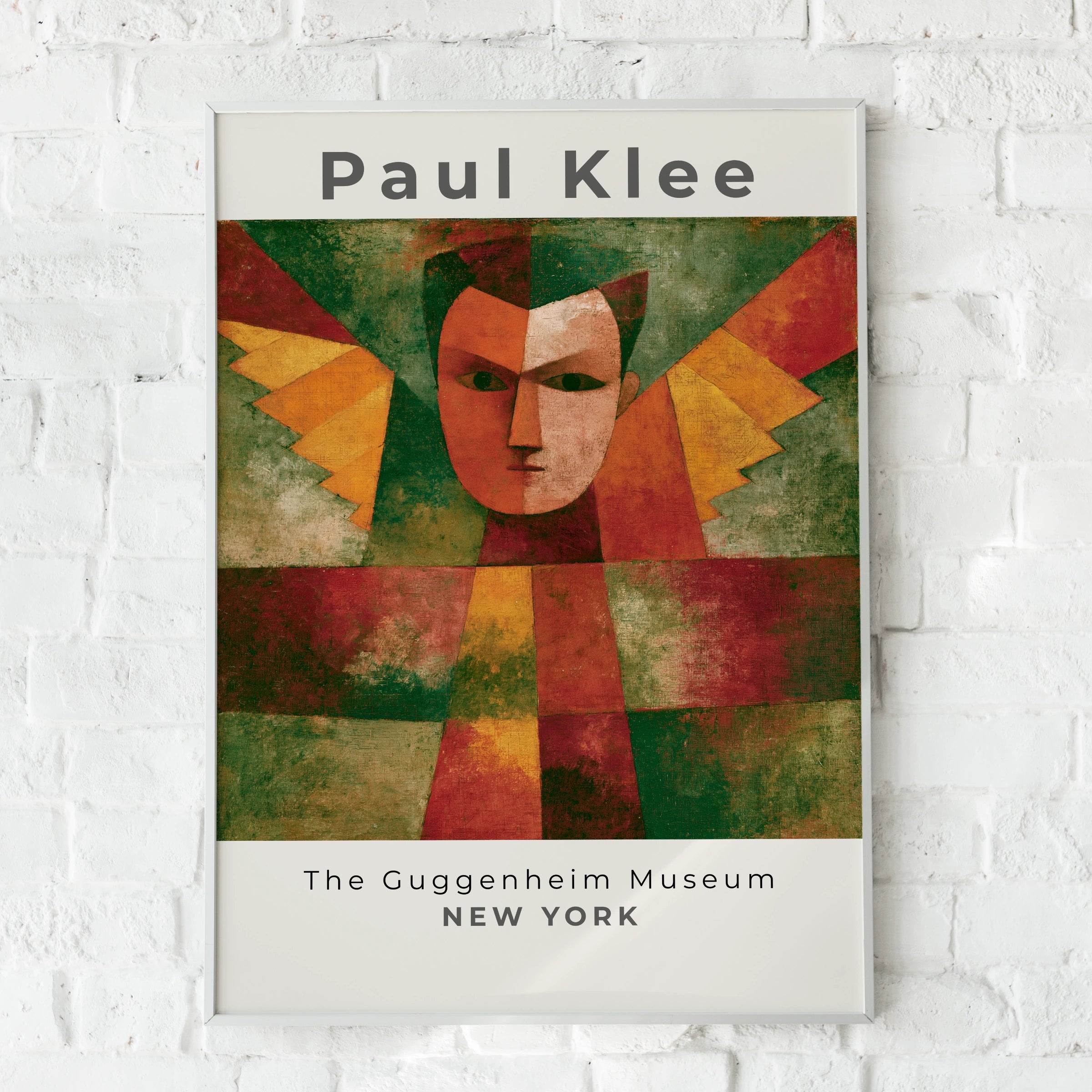 Paul Klee Artwork Print, Modern Abstract Wall Art, Vibrant Colours, Guggenheim Museum NYC Decor