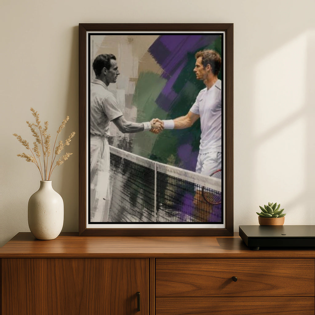 Tennis  Poster, Wimbledon Art Print, British Tennis Wall Decor, Sport Gift